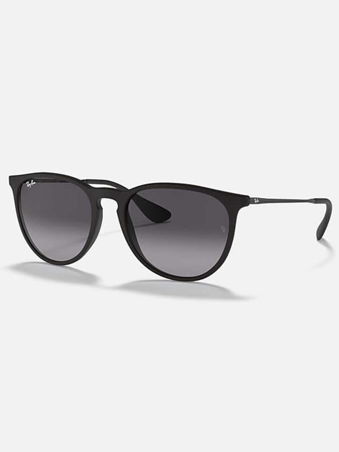 Ray Ban Erika Matte Black/Grey Gradients Sunglasses | MATTE BLACK/GREY GRADIENT