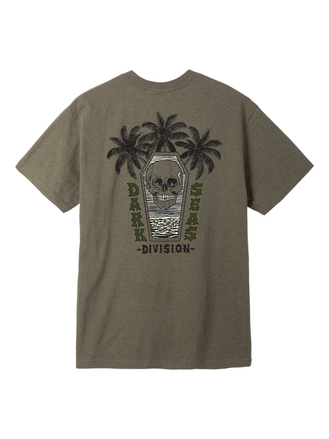 Dark Seas Foremast T-Shirt Summer 2026 | HEATHER MILITARY GREEN