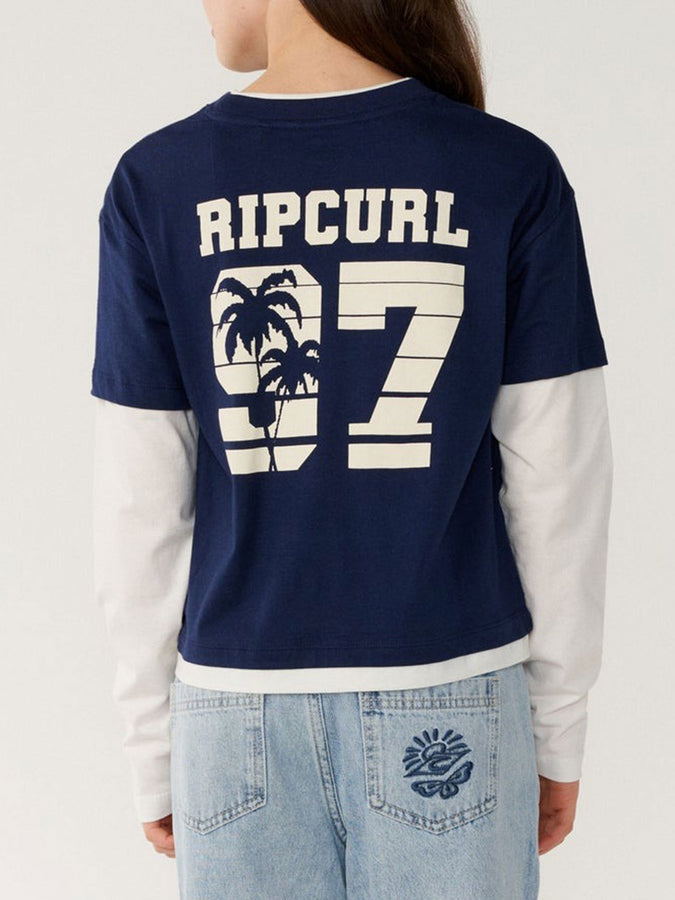 Rip Curl Retro Rama Navy Long Sleeve T-Shirt Fall 2026 | NAVY (0049)
