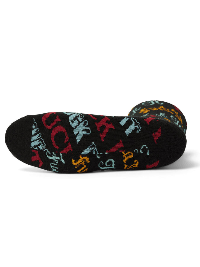 Huf Wintertime F*ck It Socks | BLACK