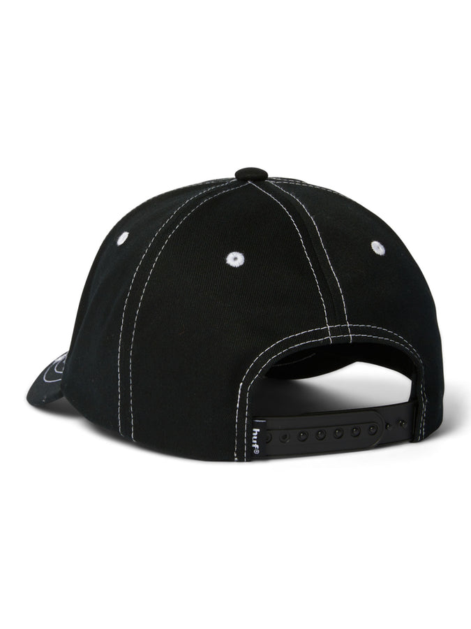 Huf Contrast H Star Snapback Hat | BLACK