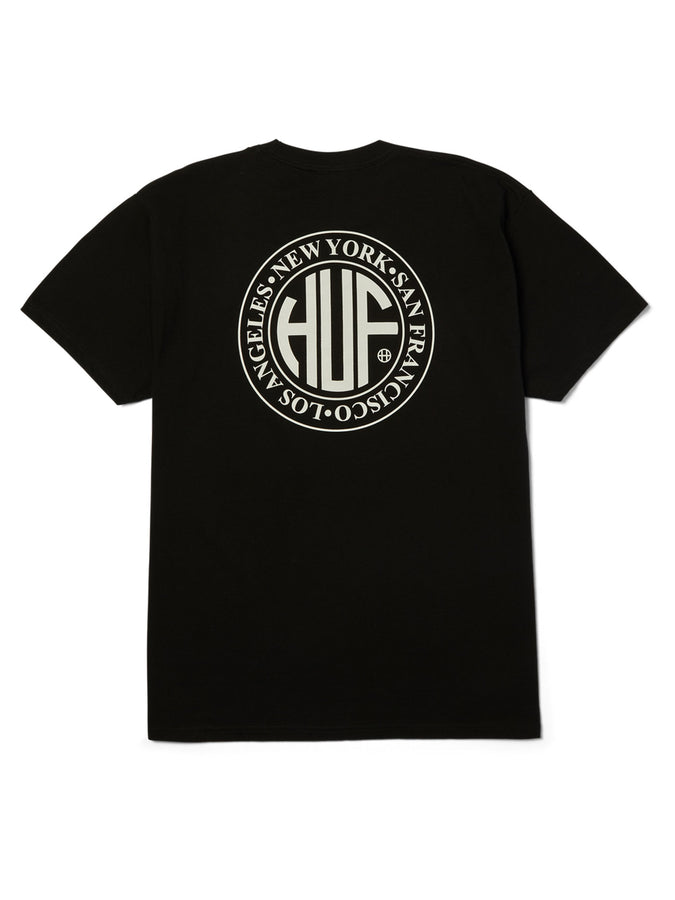 Huf Regional T-Shirt Fall 2026 | BLACK/WHITE