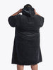 Slowtide The Digs Black Poncho Towel