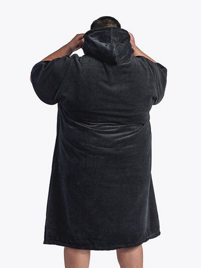 Slowtide The Digs Black Poncho Towel | BLACK