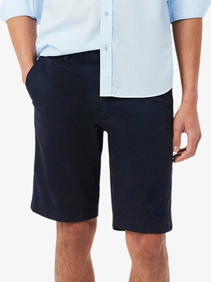 Lacoste Stretch Twill Chino Shorts Spring 2026 | NAVY BLUE (HDE)