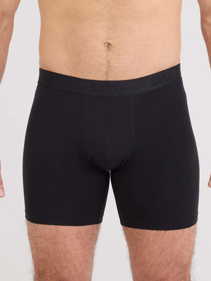 Saxx Smooth Luxe Micro Modal Black Boxer | BLACK (BLK)