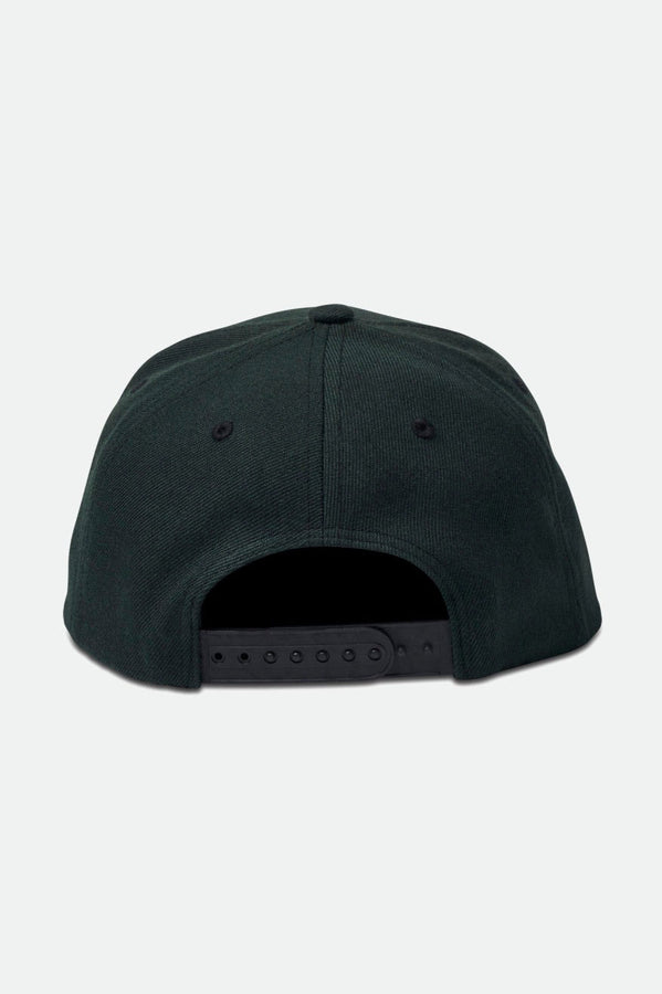 Brixton Crest Snapback Hat | BLACK