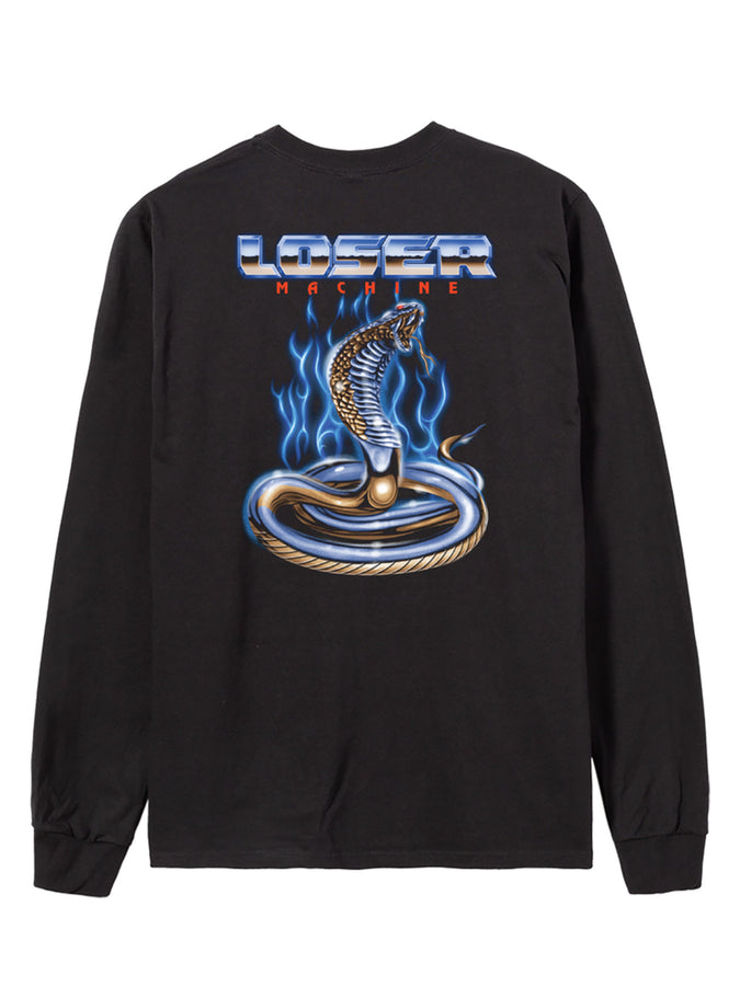 Loser Machine Chrome Cobra Long Sleeve T-Shirt Fall 2026 | BLACK (BLK)