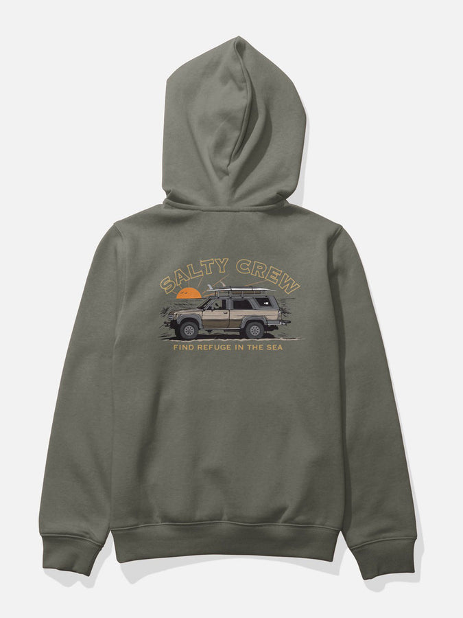 Salty Crew Get Ready Hoodie Summer 2026 | DUSTY OLIVE