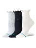 Stance Ruffle Icon Quarter 3 Pack Socks