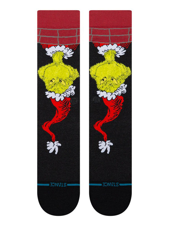 Stance x The Grinch Down The Chimney Socks | BLACK (BLK)
