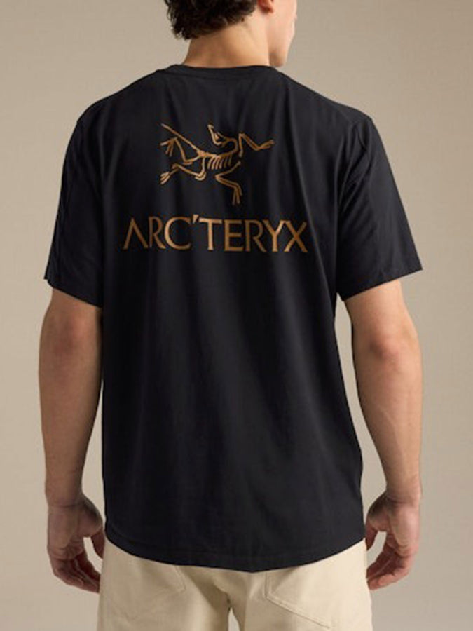 Arcteryx Kragg Sl Cotton Bird Word T-Shirt Fall 2026 | 24K BLACK