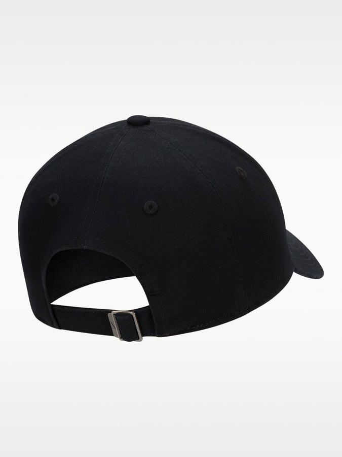 Nike Golf Club Unstructured Futura Wash Strapback Hat | BLACK/WHITE (011)