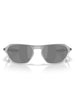 Oakley Cage Jacket X Silver/Prizm Black Polarized Sunglasses