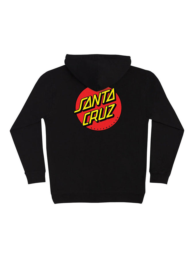 Santa Cruz Classic Dot Zip Hoodie Summer 2026 | BLACK