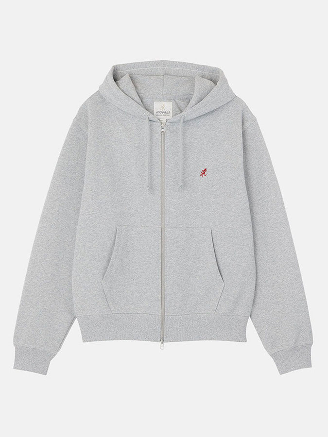 Gramicci One Point Zip Up Hoodie Fall 2026 | GREY HEATHER