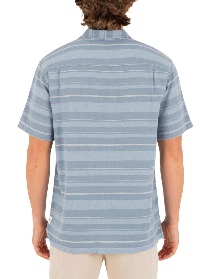 Hurley Oceanside Short Sleeve Buttondown Shirt Spring 2026 | WORKER BLUE (420)