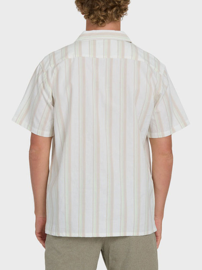 Billabong Victoria Vacay Short Sleeve Buttondown Shirt Summer 2026 |WHITE SAND (WHS)