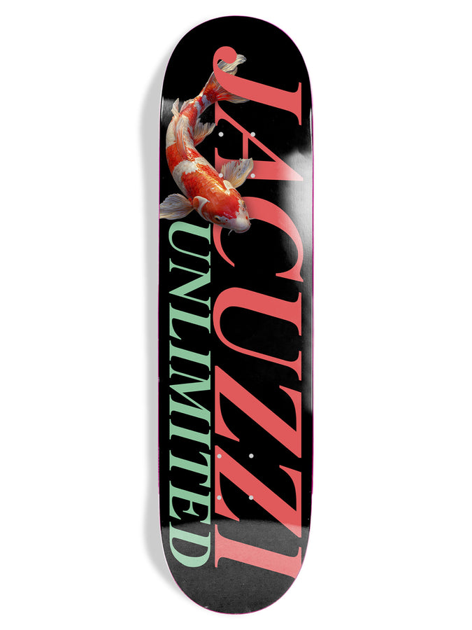 Jacuzzi Ex7 Koi Logo 8.25’’ & 8.5’’ Skateboard Deck | BLACK