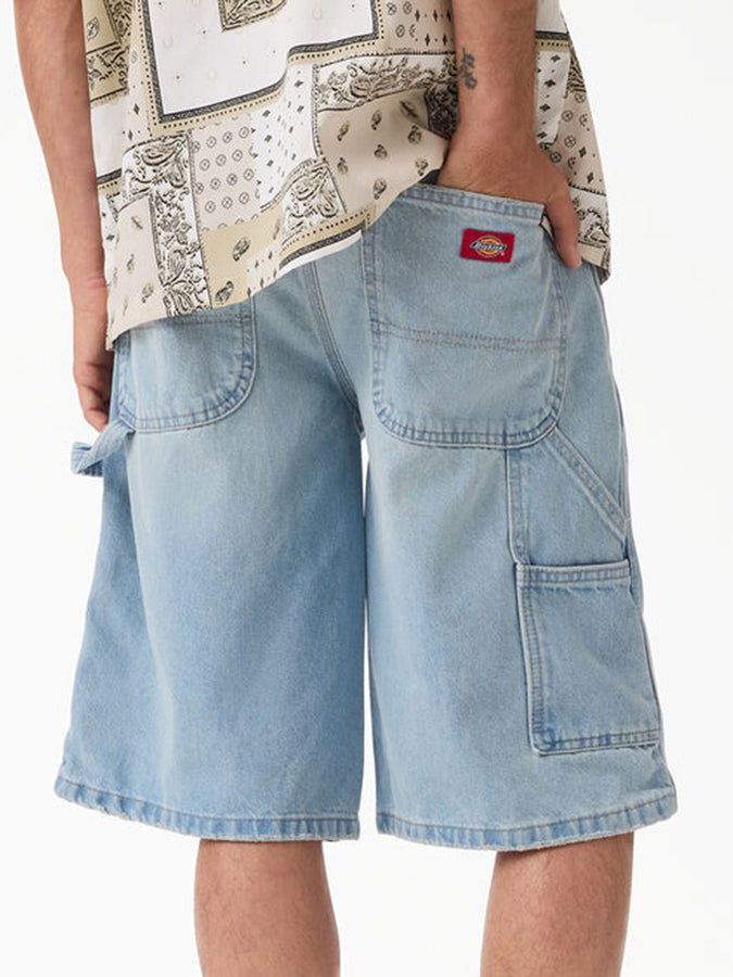 Dickies Worn in Relaxed 13'' Carpenter Denim Shorts Spring 2026 | TAYLOR WASH (J77)