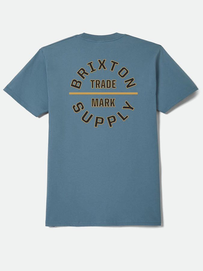 Brixton Oath V T-Shirt Fall 2026 | HARBOR BLUE/STRN YELLOW/BLUE
