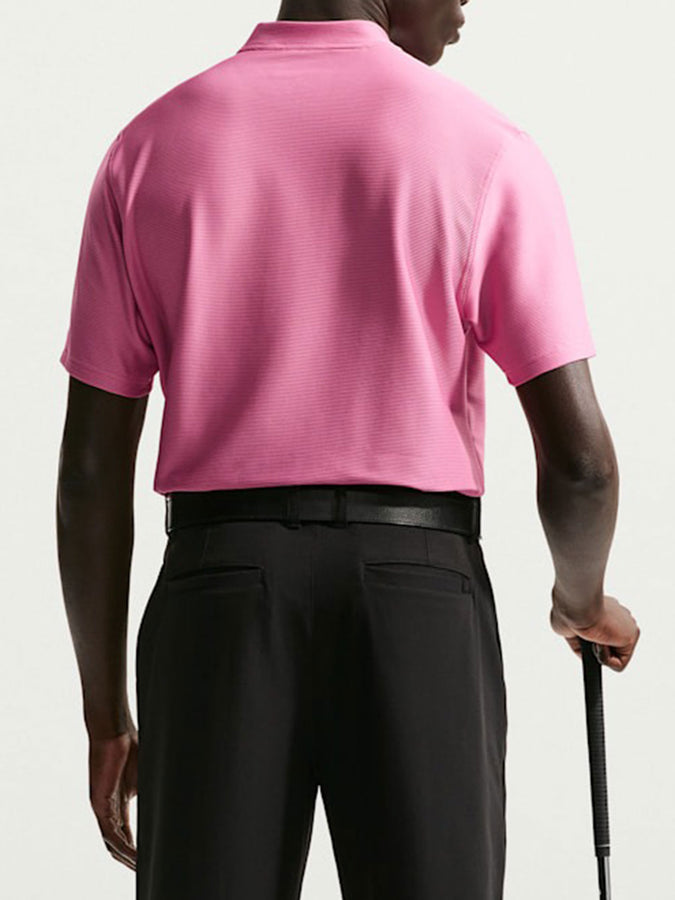 Nike Golf Velocity Dri-Fit Blade Short Sleeve Polo Summer 2026 | PEONY/BLACK (641)