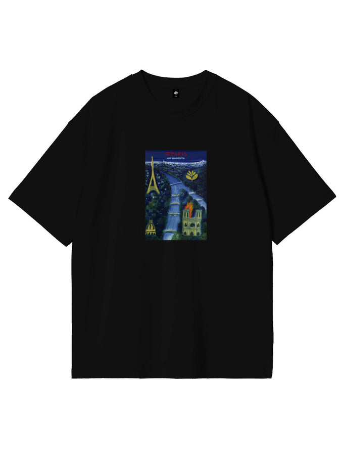 Magenta Airline T-Shirt Holiday 2026 | BLACK