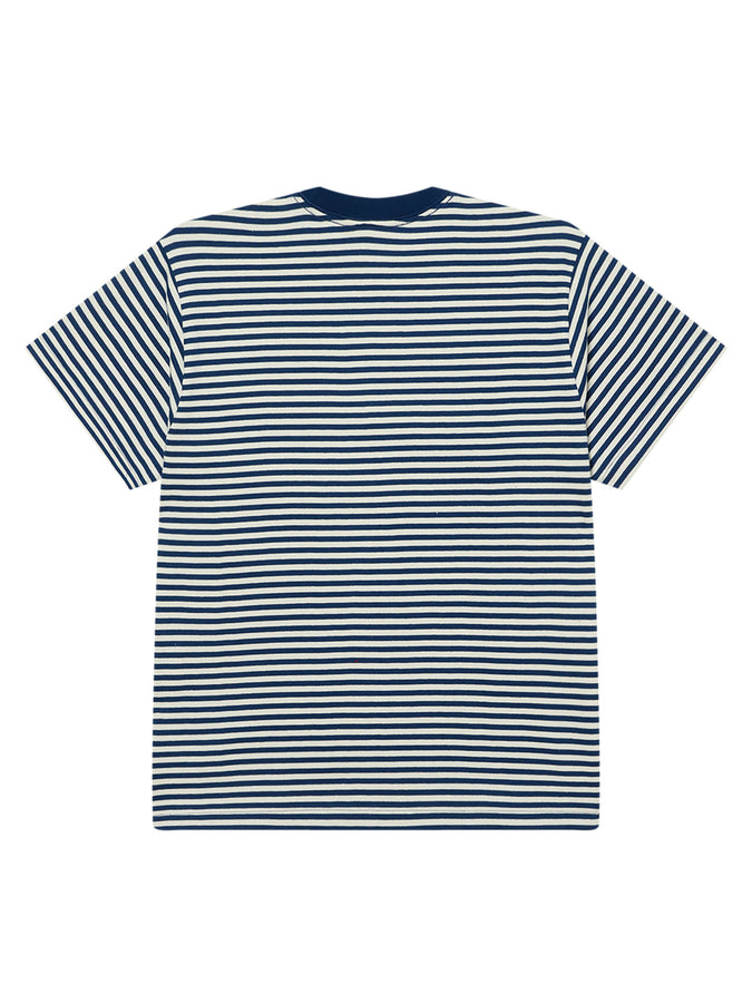 Obey Established Works Eyes Stripe T-Shirt Summer 2026 | NAVY PEONY MULTI (NPO)