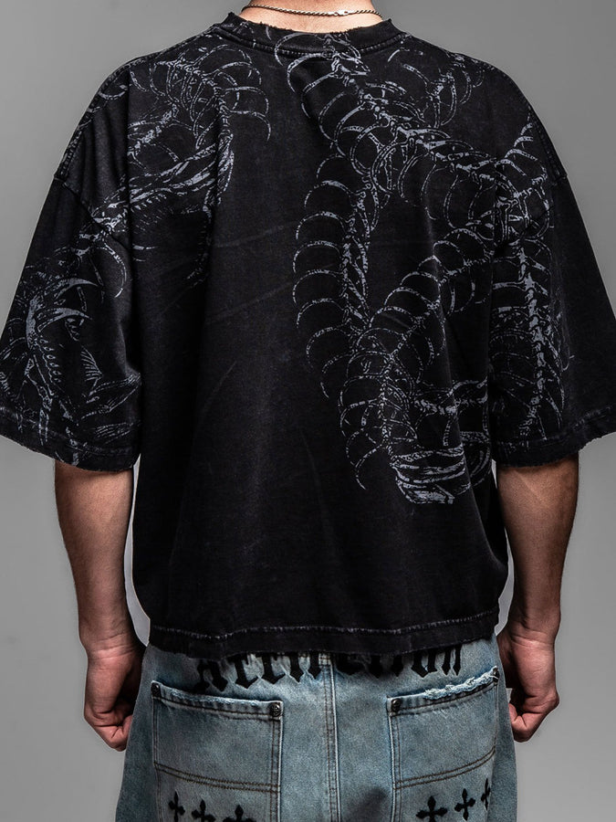 Affliction Sinister Path T-Shirt Fall 2026 | BLACK LAVA WASH