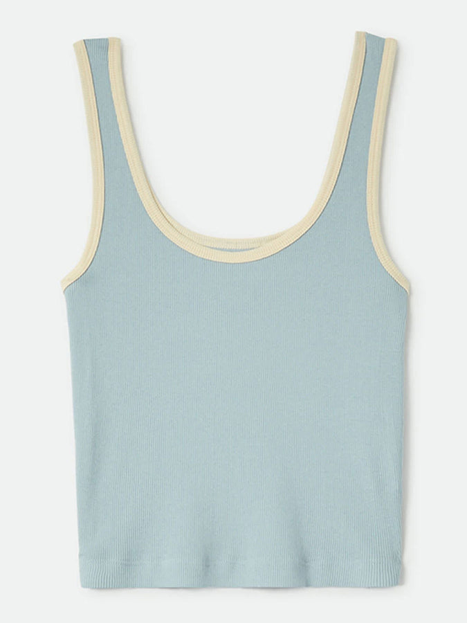 Brixton Ringer Organic Tank Top Fall 2026 | SEA GRASS/WAXED PAPER