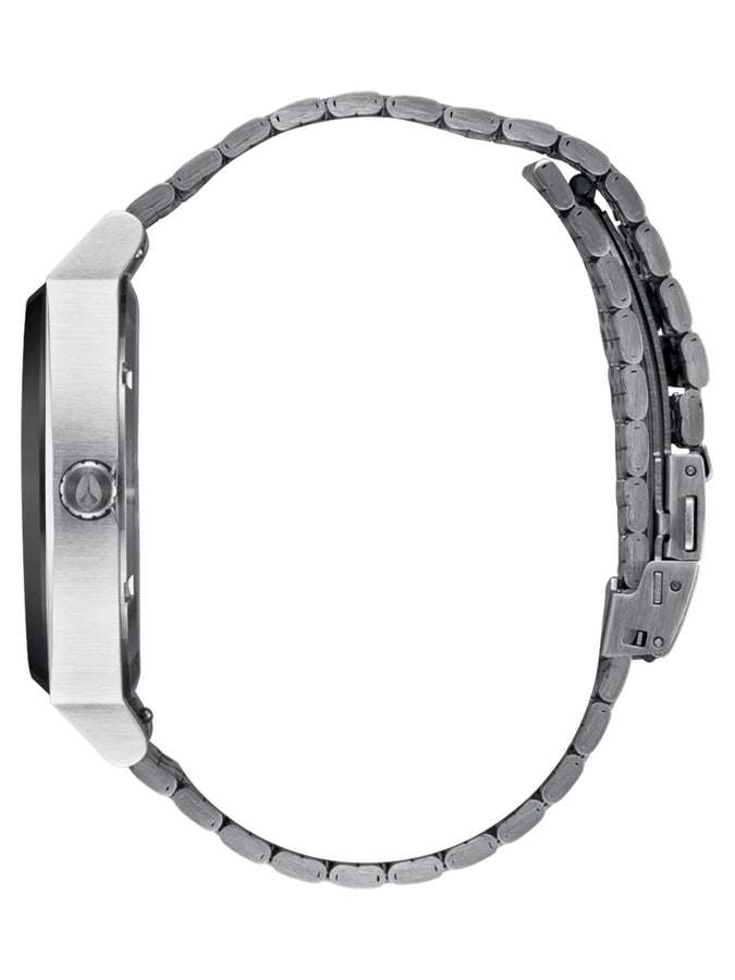 Nixon Time Teller Solar Silver/White Light Watch | SILVER/WHITE LUME (5371)
