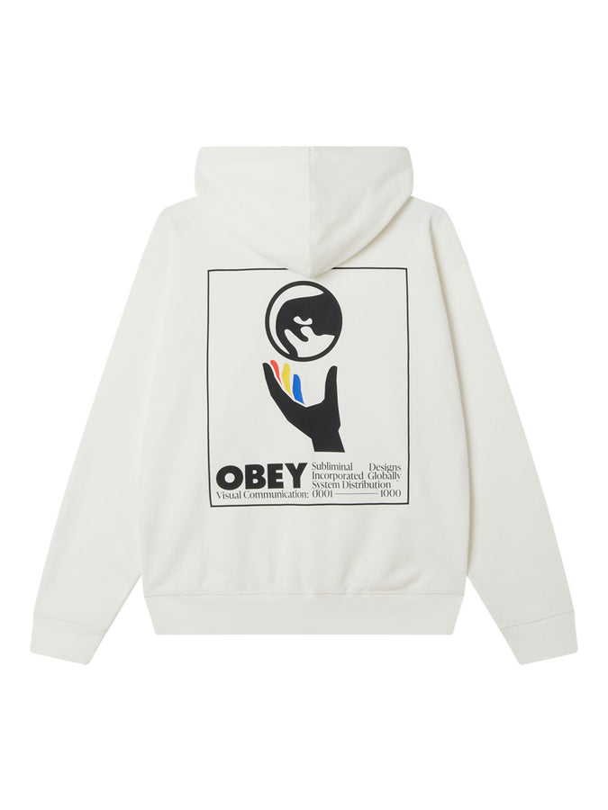 Obey Global System Hoodie Spring 2026 | OFF WHITE (OFF)