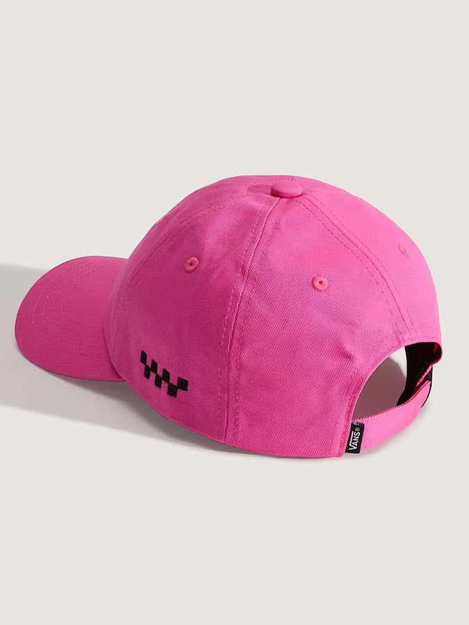 Vans Check Side Curved Bill Jockey Strapback Hat | PINK FIZZ (FRQ)