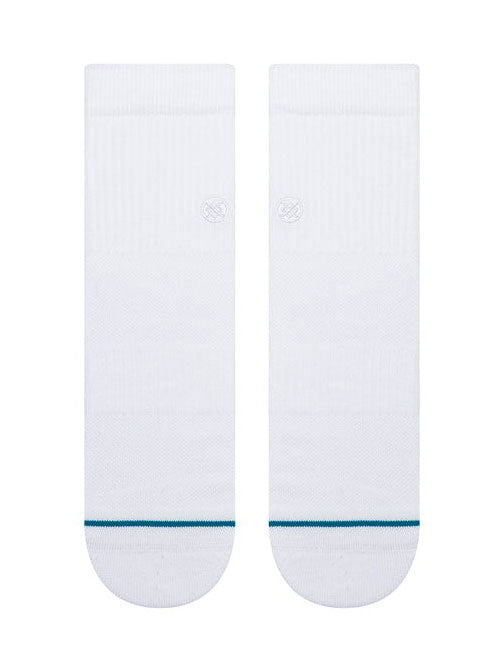 Stance Signature Quarter White Socks | WHITE (WHT)