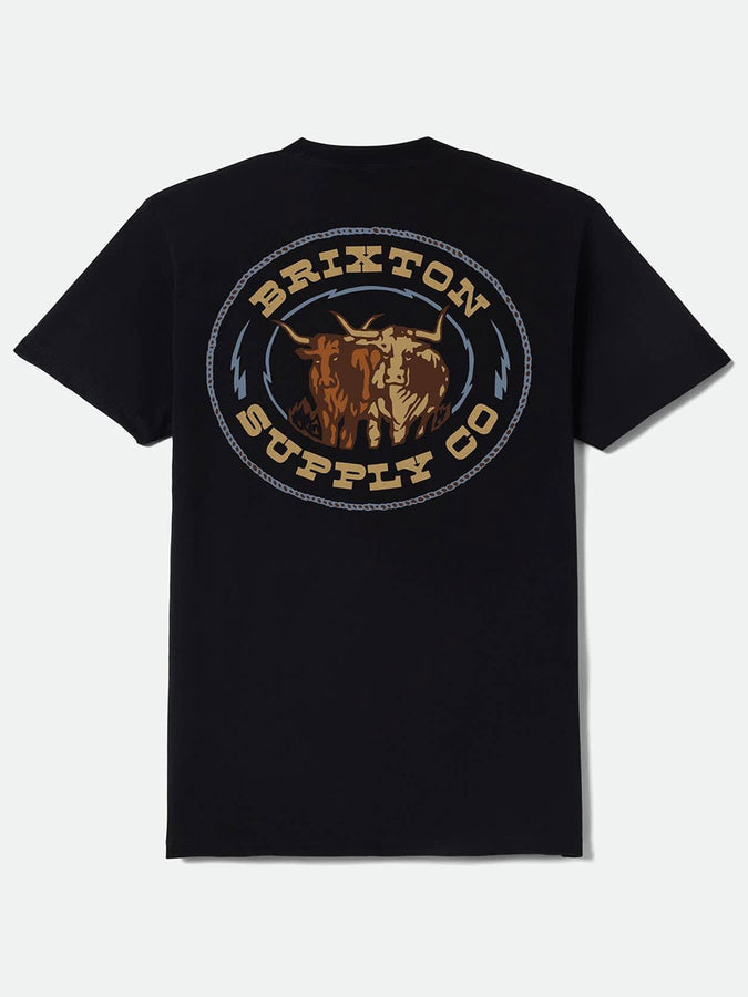 Brixton Steele T-Shirt Summer 2026 | BLACK