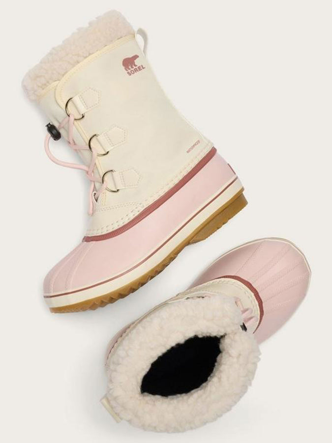 Sorel Yoot Pac Nylon Winter Boots | SNOW/PINK SALT (117)