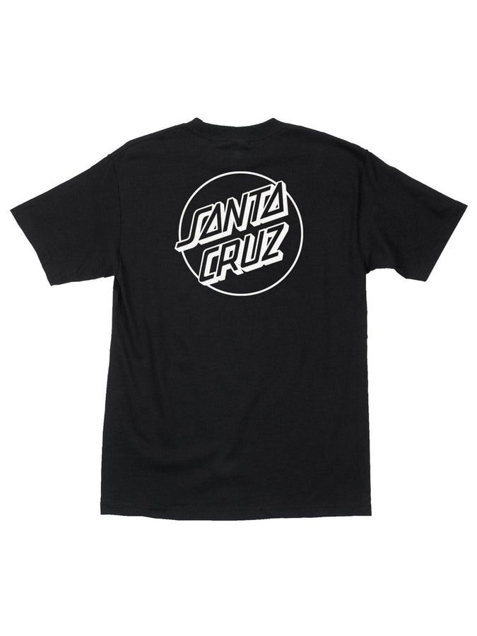 Santa Cruz Opus Dot T-Shirt Summer 2026 | BLACK/WHITE