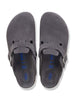 Birkenstock Boston Soft Footbed Suede N Charcoal Shoes Fall 2026