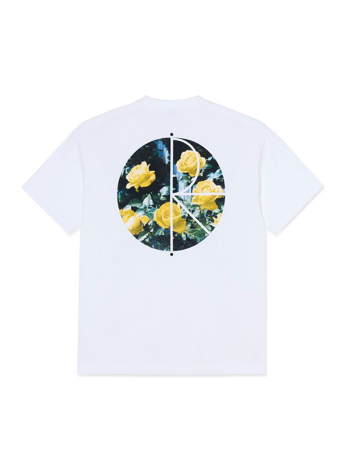Polar Skate Co Fill Logo Martas Roses T-Shirt Spring 2026 | WHITE