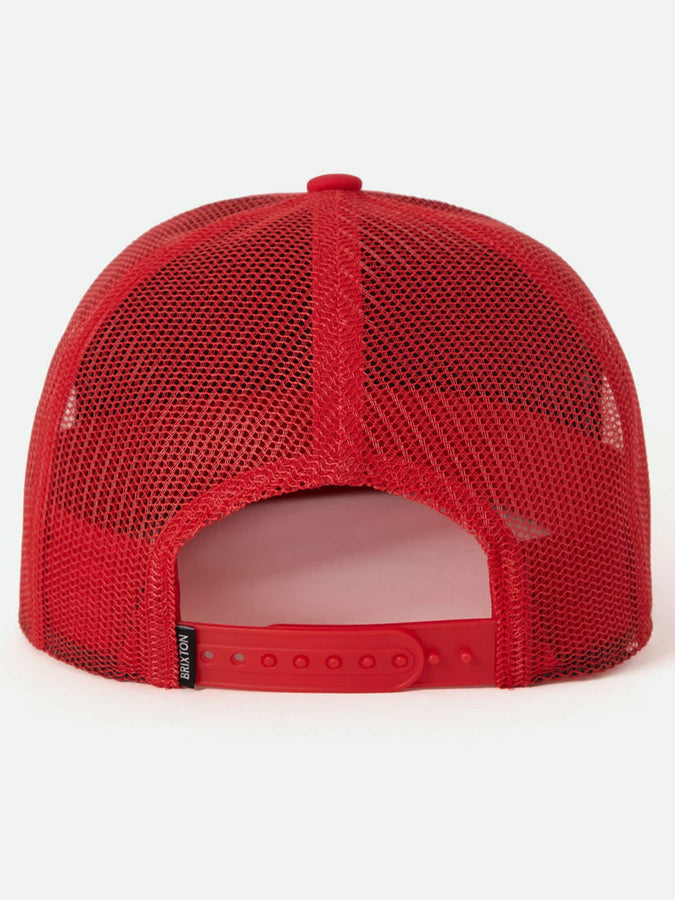 Brixton x Ford 4x4 Chrome Trucker Hat | RANGOON RED