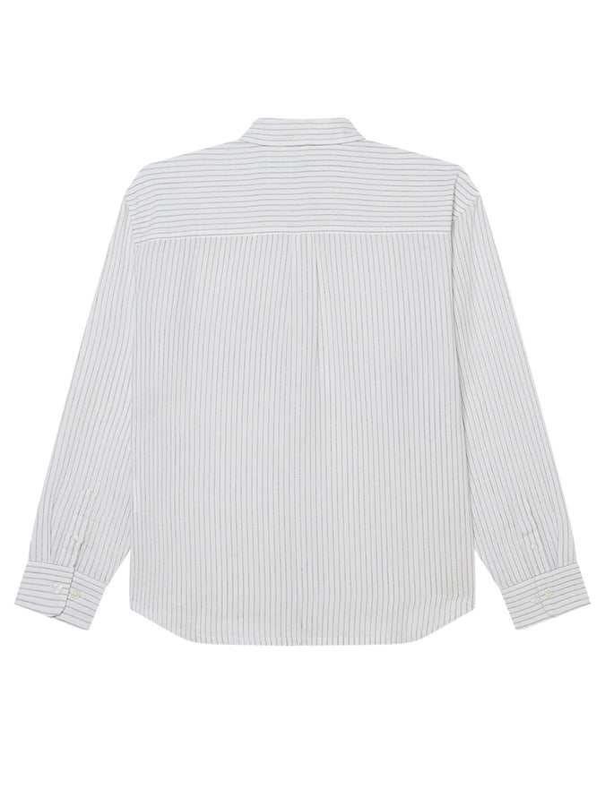 Obey Nelson Long Sleeve Buttondown Shirt Spring 2026 | WHITE MULTI (WTM)