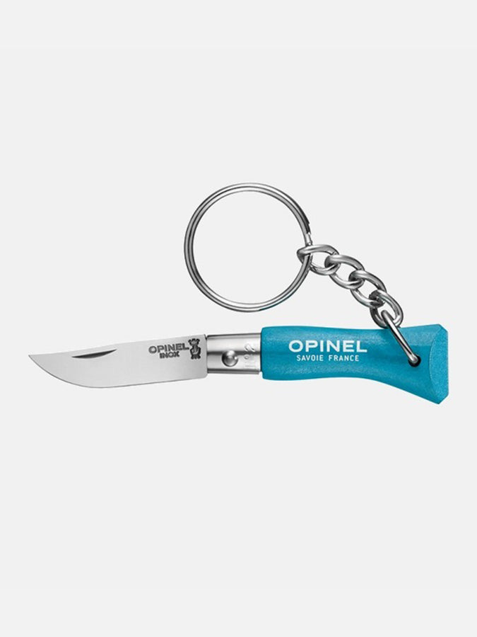 Opinel No2 Cyan Keychain Knife | CYAN