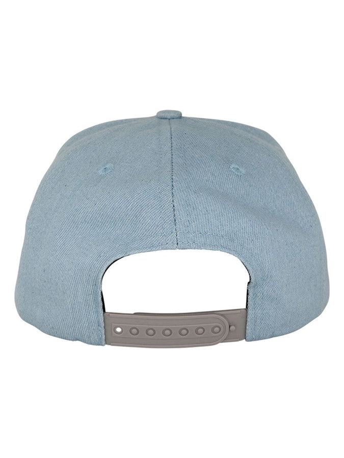 Santa Cruz Screaming Hand Snapback Hat | LIGHT DENIM
