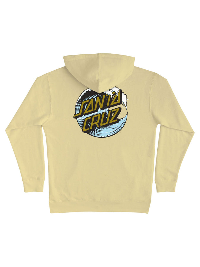 Santa Cruz Wave Dot Hoodie Summer 2026 | LIGHT YELLOW/GOLD