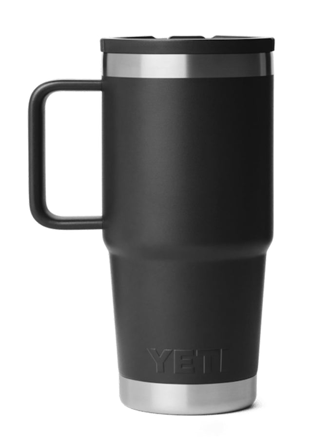 Yeti Rambler 20oz Black Travel Straw Mug | BLACK