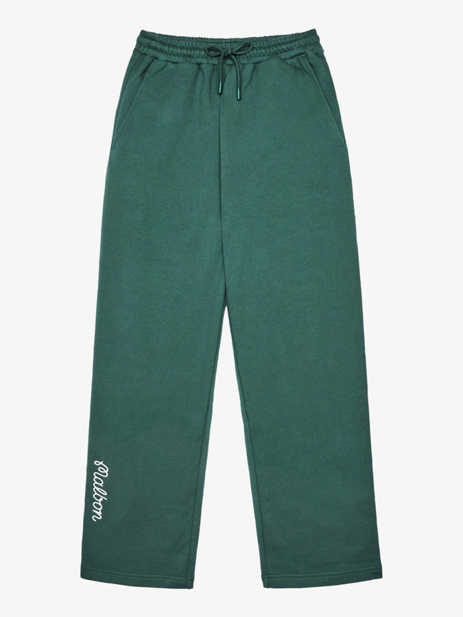 Malbon Bon Script Sweatpants Holiday 2025 | HUNTER GREEN