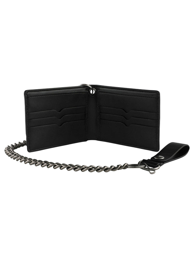 Santa Cruz Check Web Strip Wallet | BLACK