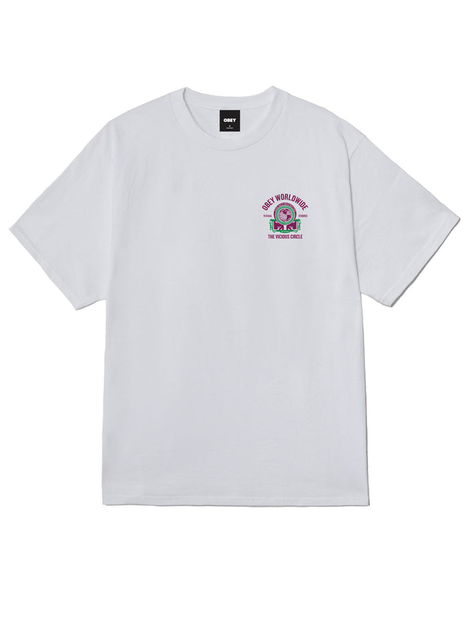 Obey Vicious Circle T-Shirt Fall 2026 | WHITE (WHT)