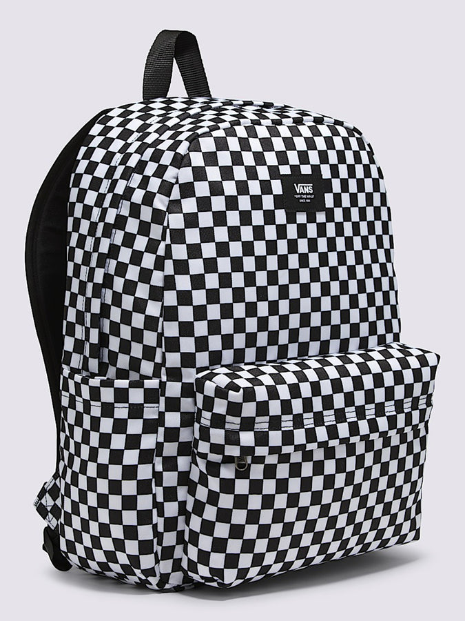 Vans Old Skool Check Backpack | BLACK/WHITE (Y28)