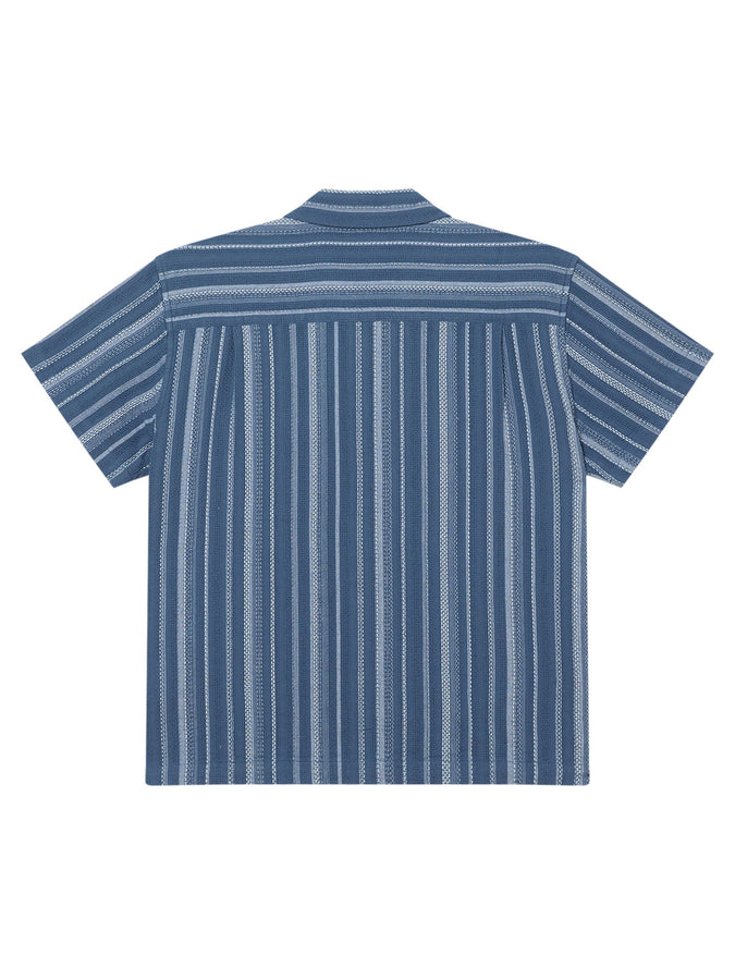 Obey Hugh Short Sleeve Buttondown Shirt Spring 2026 | DULL BLUE MULTI (DLB)